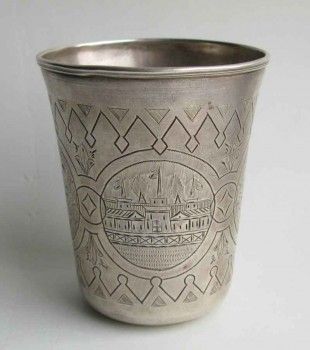 Киддушный стакан серебряный, Артикул 1150
