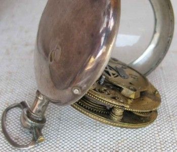 Часы карманные серебро Фузея цепь Гааля, Артикул 1072
