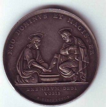 Настольная медаль Папа римский Pivs IX, Артикул 1017