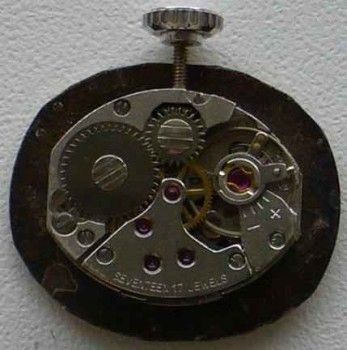 Часы женские старинные белое золото, Артикул 7509