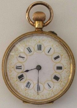 Часы старинные карманные золотые, Артикул 733