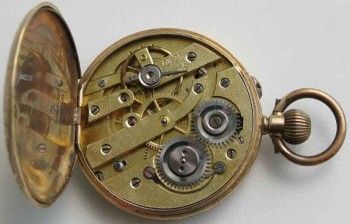 Часы старинные карманные золотые, Артикул 752