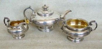 Чайный набор: чайник, сахарница, сливочник, Артикул 9