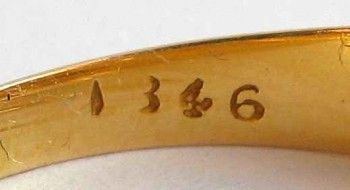 Старинное кольцо 1900 года, Артикул 201