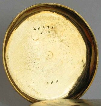 Карманные золотые часы старинные, Артикул 807