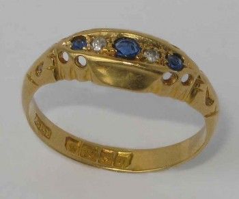 Антикварное кольцо Англия, Артикул 260