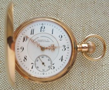 Карманные часы, A. LANGE & SOHNE, золото 585 проба, 1895-1900гг., 49мм, 81.6 грамма., Артикул 1347