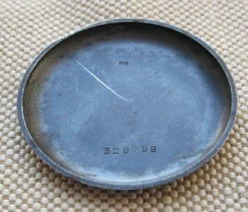 Карманные часы, Павел Буре, сталь, воронение, 37.4мм, 1913г., Артикул 1402