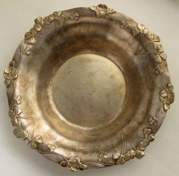 Тарелка старинная серебряная, Артикул 103