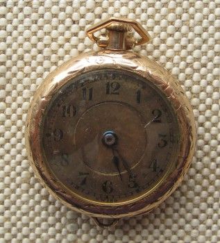 Часы, KELBROS, Швейцария для США, переходная модель с карманных на наручные. 26мм., Артикул 1490
