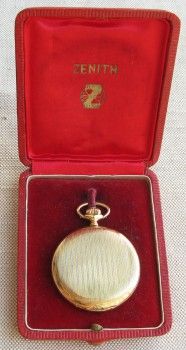 Карманные часы, ZENITH, Зенит, золото 750 проба, Швейцария, оригинальная коробка. 74.5 грамм 48.5мм., Артикул 1517