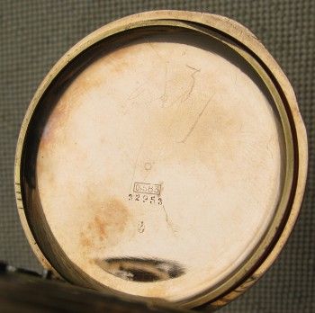 Карманные часы, Павел Буре, золото 583 проба, 96.4 грамма, 49.7мм. Коробка оригинальная. 1895г., Артикул 1626