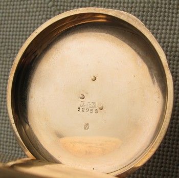 Карманные часы, Павел Буре, золото 583 проба, 96.4 грамма, 49.7мм. Коробка оригинальная. 1895г., Артикул 1626