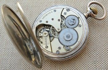 Карманные часы, LONGINES, ЛОНЖИН, серебро 84 проба, Швейцария. 98 грамма, 52мм. 1903г. Выписка из архива Лонжин., Артикул 1512