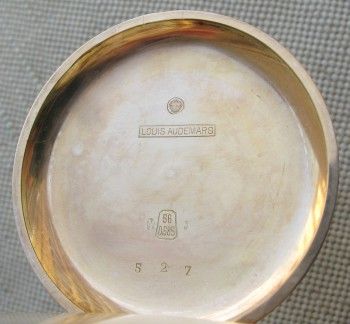 Карманные часы, LOUIS AUDEMARS, золото 585 проба, Швейцария, 86.2 грамма, 50.5мм. 1898-1899гг., Артикул 1615