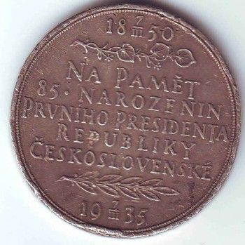 Медаль 1935 года Чехословакия, Артикул 1103