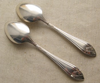 Robbe & Berking 2 столовые ложки, серебро 925 проба, 190.5 грамма, 206мм., Артикул 1500