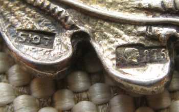 Ложечка для соли, серебро 875 проба, 3.6 грамма, 66мм. 1957г. Баку., Артикул 1531