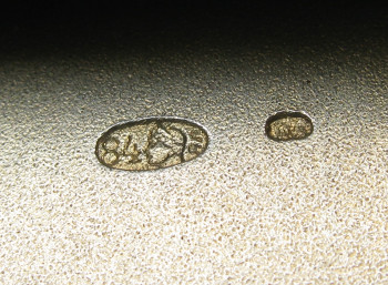 Портсигар, Пустяк, серебро 84 проба, золото, позолота, Россия, Санкт-Петербург, 1896-1903г., Артикул 1563