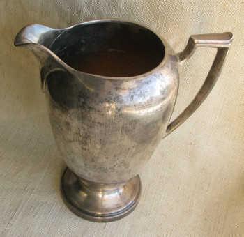 Кувшин, серебро 925 проба, 892 грамма, 250мм высота, 2 литра., Артикул 1567