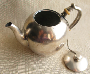 Чайник, Сазиков, 1882г., Россия, Москва,  84 проба, 302грамма, Артикул 1576