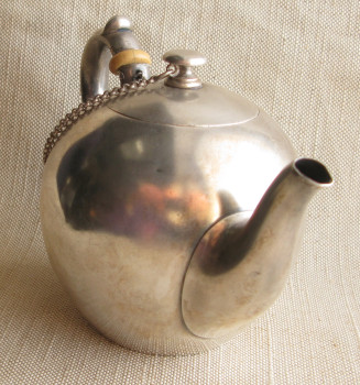 Чайник, Сазиков, 1882г., Россия, Москва,  84 проба, 302грамма, Артикул 1576