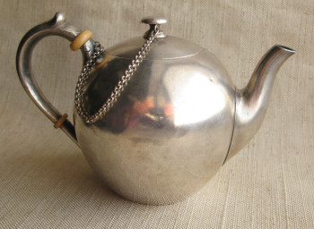 Чайник, Сазиков, 1882г., Россия, Москва,  84 проба, 302грамма, Артикул 1576