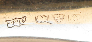 Дамский маникюрный набор, серебро 925 проба, сталь, стекло, Англия, Бирмингем, Честер, 1923г.,, Артикул 1579