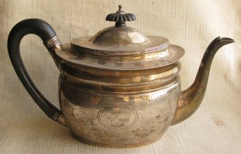 Чайник, серебро 925 проба, Англия, Лондон, 1800г., GEORGE BURROWS, Артикул 1580