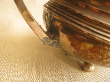 Чайник, серебро 925 проба, Англия, Ньюкастл, 1800-30е гг.   , John Robertson& John Walton , 526 грамм,, Артикул 1581