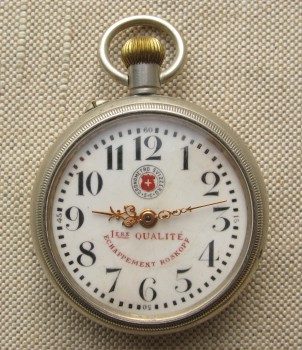 Карманные часы, CRONOMETRO SVIZZERO S. C. ( Silvio Cremonini) Швейцария,  56мм. Крышка на резьбе., Артикул 1636