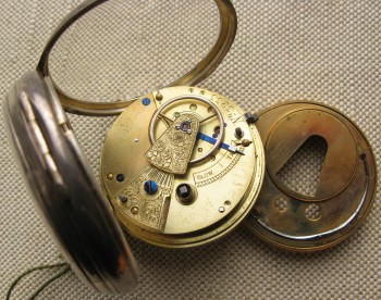Карманные часы, Англия, Лондон, 1880г.,  112 грамм 51мм. Не на ходу, Артикул 1638