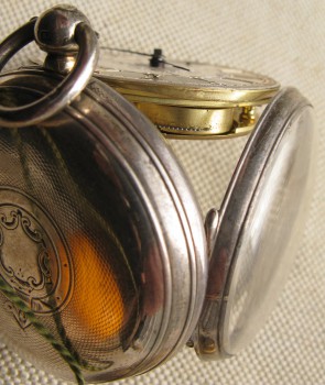 Карманные часы, Англия, Лондон, 1880г.,  112 грамм 51мм. Не на ходу, Артикул 1638