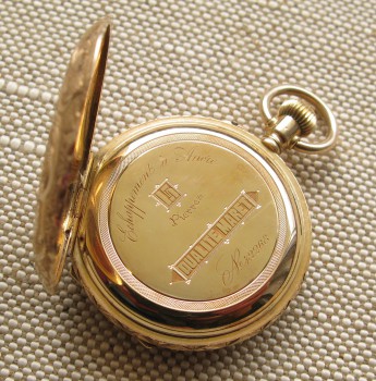 HY. MOSER & Ce. Золото 56 проба, 35мм, коробка, не на ходу., Артикул 1657