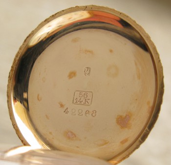 HY. MOSER & Ce. Золото 56 проба, 35мм, коробка, не на ходу., Артикул 1657