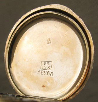 HY. MOSER & Ce. Золото 56 проба, 35мм, коробка, не на ходу., Артикул 1657