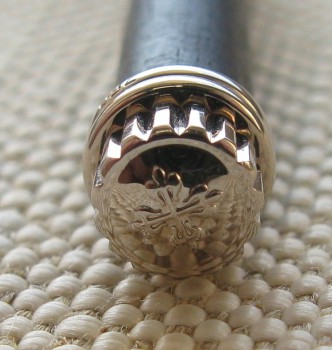 Пушер, PATEK PHILIPPE, золото 750 проба, Швейцария, цвет белый. 46мм 2.9 грамма., Артикул 1661