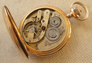 Карманные часы E. Moser, золото 56 проба, 105 грамм, 55.5мм, Швейцария., Артикул 1669