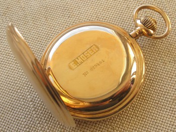 Карманные часы E. Moser, золото 56 проба, 105 грамм, 55.5мм, Швейцария., Артикул 1669