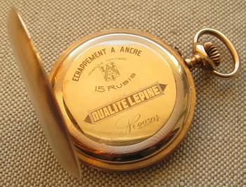 Карманные часы, HENRY MOSER, золото 56 проба, 95.3 грамма, 52мм. Швейцария., Артикул 1672