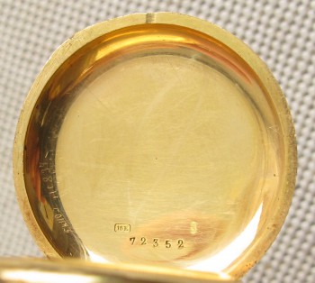 Карманные часы, золото 750 проба, эмаль, E. KOEHN, Швейцария, 29мм, 31.5грамма. Едвард Кён директор в Патек Филипп в конце 19 века. на ходу, стекла нет установка по запросу., Артикул 1679