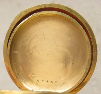 Карманные часы, золото 750 проба, эмаль, E. KOEHN, Швейцария, 29мм, 31.5грамма. Едвард Кён директор в Патек Филипп в конце 19 века. на ходу, стекла нет установка по запросу., Артикул 1679