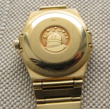 OMEGA CONSTELLATION, золото 750 проба, 79.4грамма общий вес, 28мм диаметр, женские., Артикул 1681