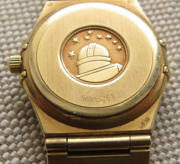 OMEGA CONSTELLATION, золото 750 проба, 77.3грамма общий вес, 25мм диаметр, женские,, Артикул 1682