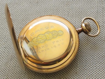 Карманные часы OMEGA, Омега, золото 56 проба, Швейцария, 1912-1916гг. 51мм. 83.1 грамма., Артикул 1683