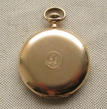 Карманные часы, золото 585 проба, Швейцария, 52мм, 92.1 грамма., Артикул 1685
