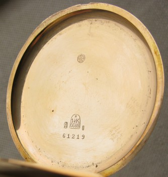 Карманные часы, золото 585 проба, Швейцария, 52мм, 92.1 грамма., Артикул 1685