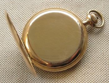 Карманные часы, золото 585 проба, Швейцария, 52мм, 92.1 грамма., Артикул 1685