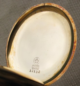 Карманные часы, золото 585 проба, Junghans, 51мм, 73.6 грамма., Артикул 1686