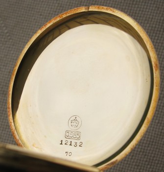Карманные часы, золото 585 проба, Junghans, 51мм, 73.6 грамма., Артикул 1686